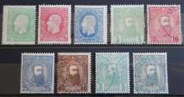Belgisch Kongo ex. Kat. 1-12 */(*)/gest. 1886/92