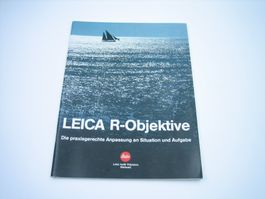 Leica R-Objektive alter Werbeprospekt/Katalog