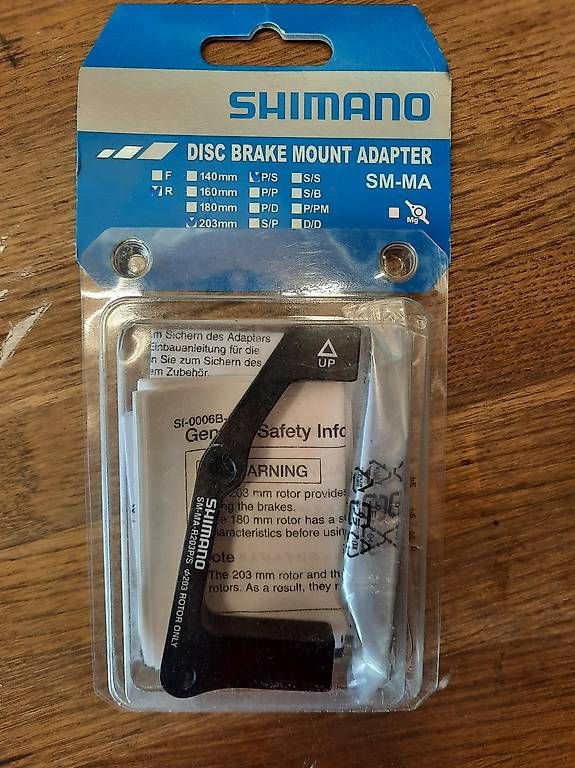 Pezzi di ricambio: Adaptateur Shimano frein à disque – Usato da La Chaux-du-Milieu venduto da DanickR