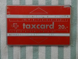 PTT Taxcard - Wert: Fr. 20.-  - M18
