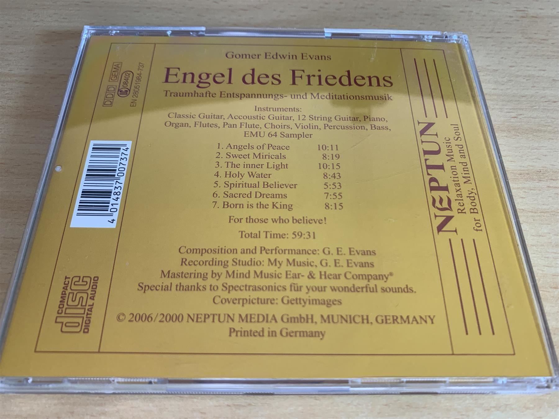 CD: Gomer Edwin Evans - Engel des Friedens – Usato da Rikon im Tösstal venduto da Alpenmutz 1
