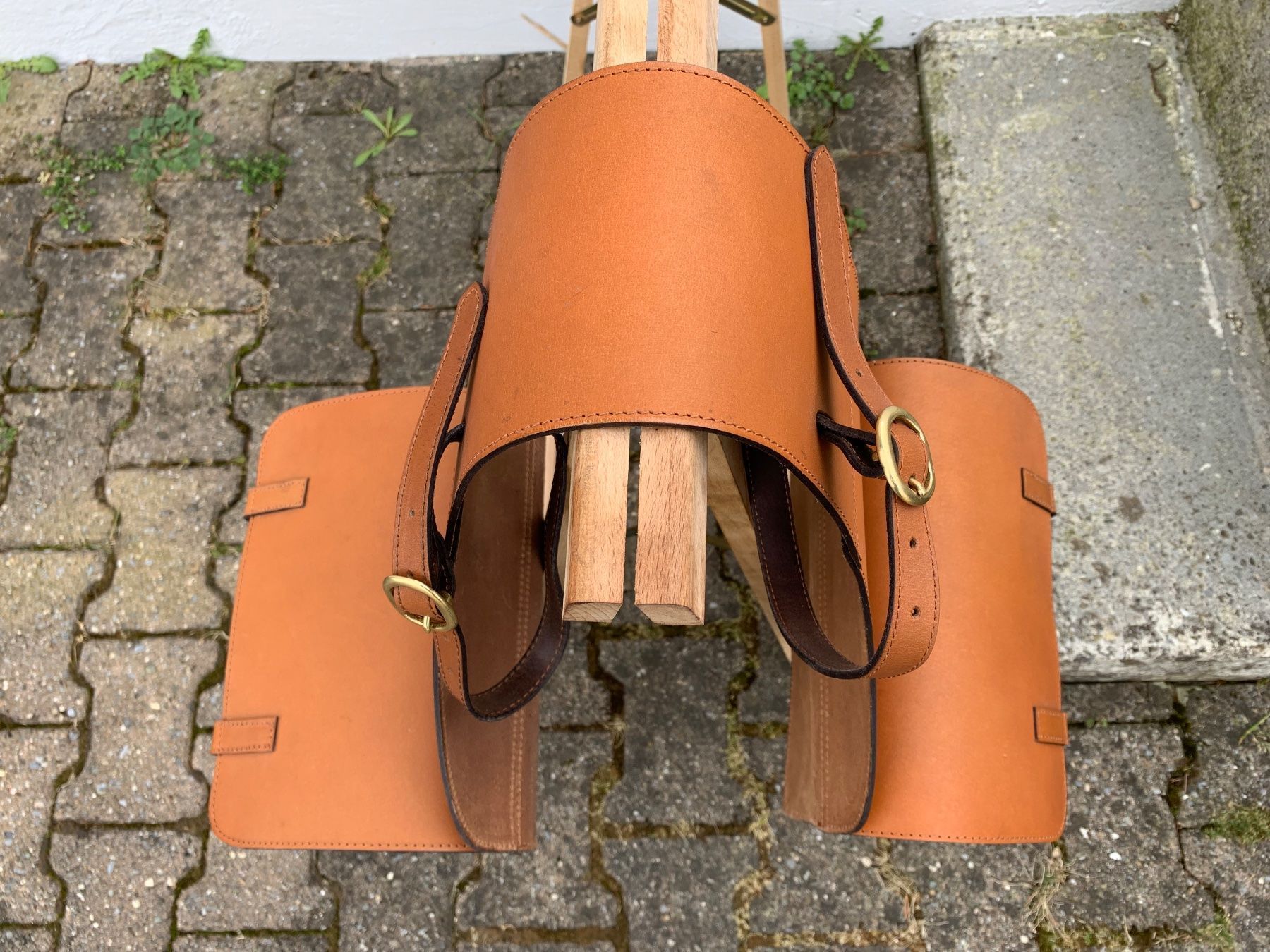 Mofa-Ersatzteile: 1 Paar schöne Satteltaschen – Gebraucht aus Feldbach von  2