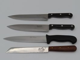 4-teiliges Messerset – Koch- & Brotmesser