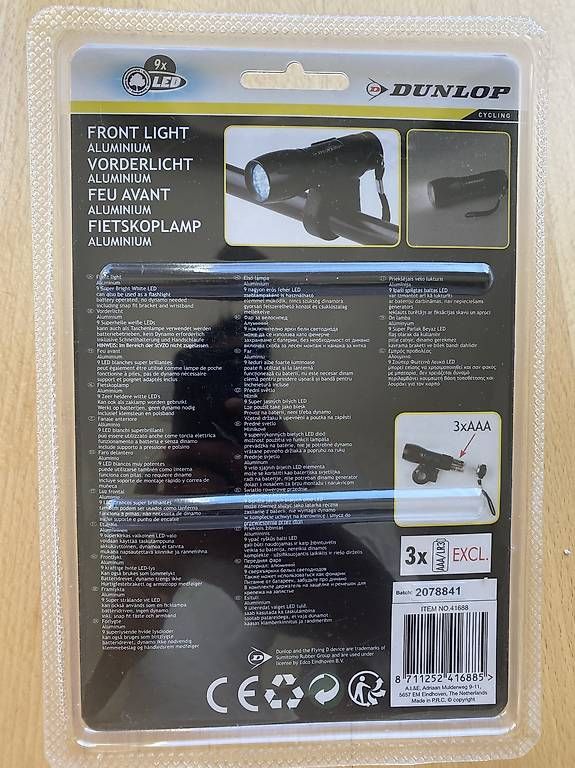 Ersatzteile: Licht Velo  – Neu und originalverpackt aus Zürich von ER- 1
