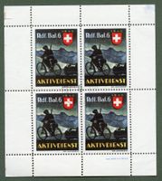 1 Viererblock Soldatenmarken Rdf. Bat. 6