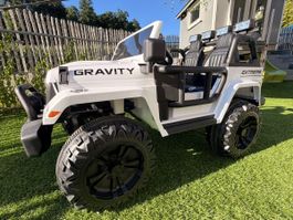 Elektroauto Kinder Off-Roader weiss praktisch neuwertig