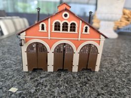 Gebäude Modellbau Lokomotive Halle Spur N