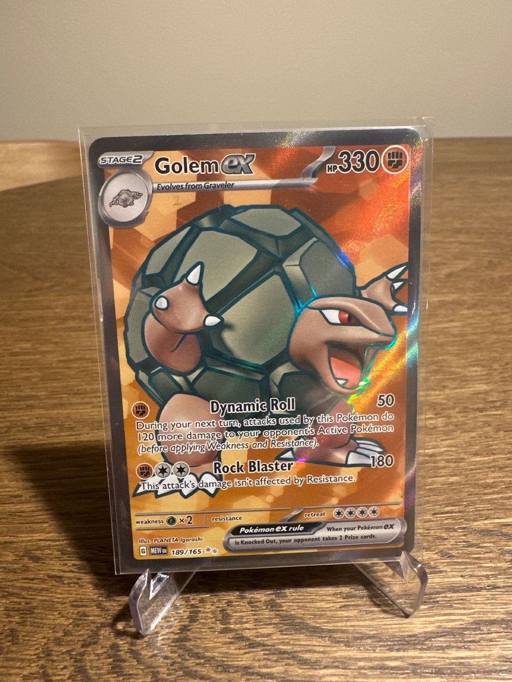 Pokémon Carte collezionabili: Golem EX 189 151 – Usato da Forch venduto da PokeZurich