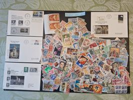 Ca 1000 Ausland-Briefmarken ab Uralt (AU4)