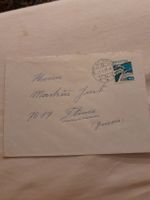 Lettre vintage de Suisse avec timbre de 1977, rare!