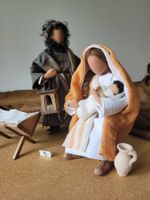 Schwarzenberger Krippenfiguren 27cm Gruppe Maria/Josef N16