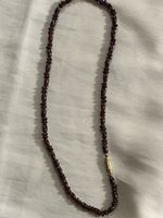 Wunderschöne Vintage-Kette mit Granat-Steinen, Top Zustand! 