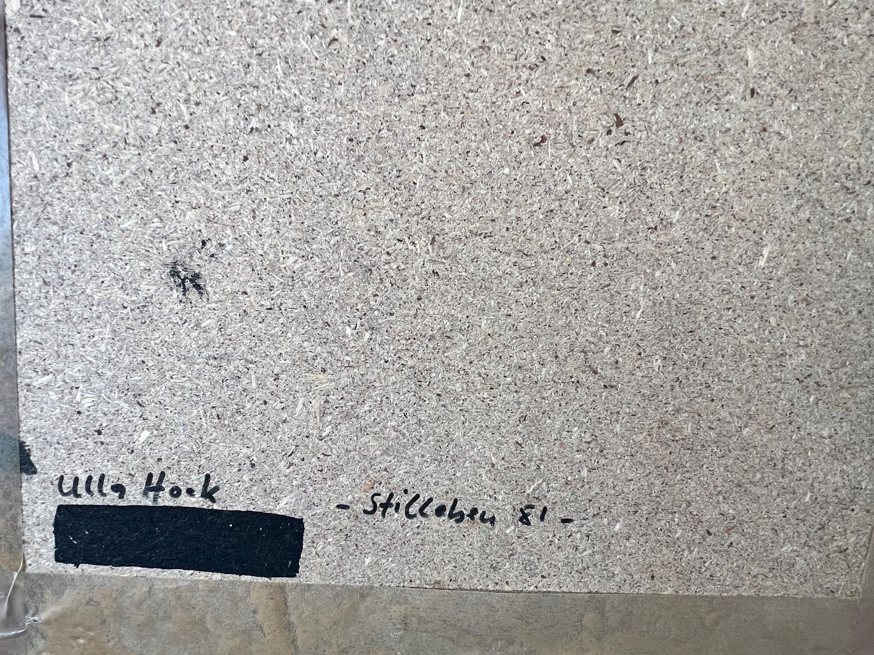 Dipinti: Ulla Hock Gemälde abstraktes "Stillleben 1981" – Usato da Adliswil venduto da buch_und_kunst 7