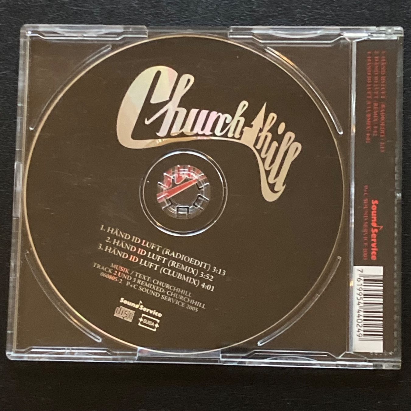 CD: Churchhill - Händ Id Luft, CD Single – Usato da Bern venduto da Ntsamina 1