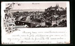 Litho Neuchâtel, Teilansicht mit Strass