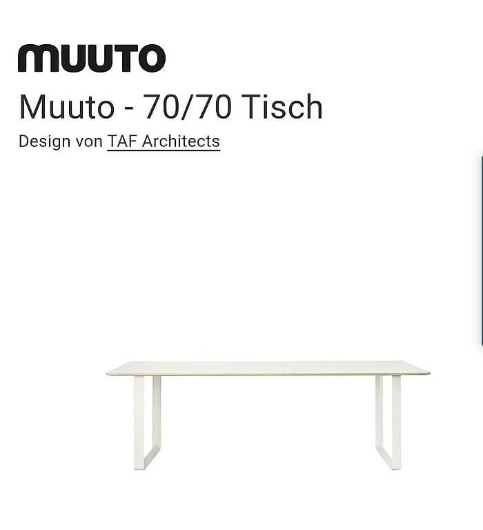 Muuto Tavoli: MUUTO Tisch 70/70 Esstisch oder Büro Designklassiker – Usato da Kriens venduto da DorisS455 2