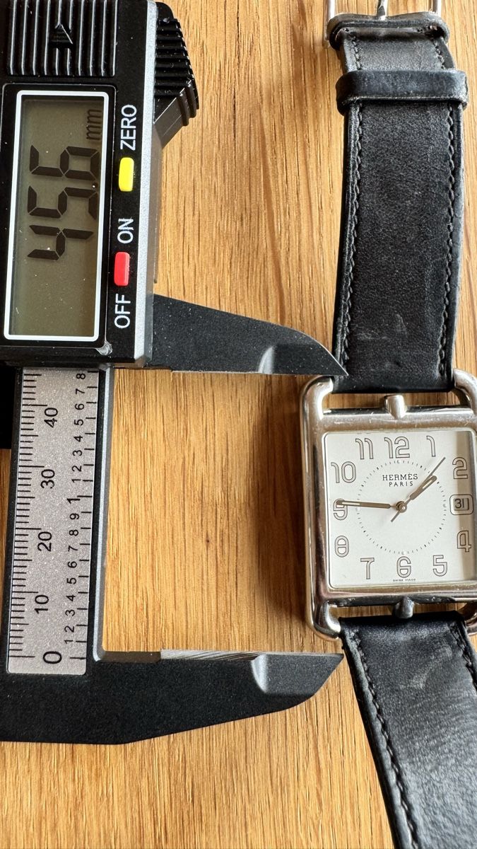 Hermès Orologi: Hermès Cape Cod Stahl, Lederarmband, Top! – Usato da Untersiggenthal venduto da TimeandShine 4