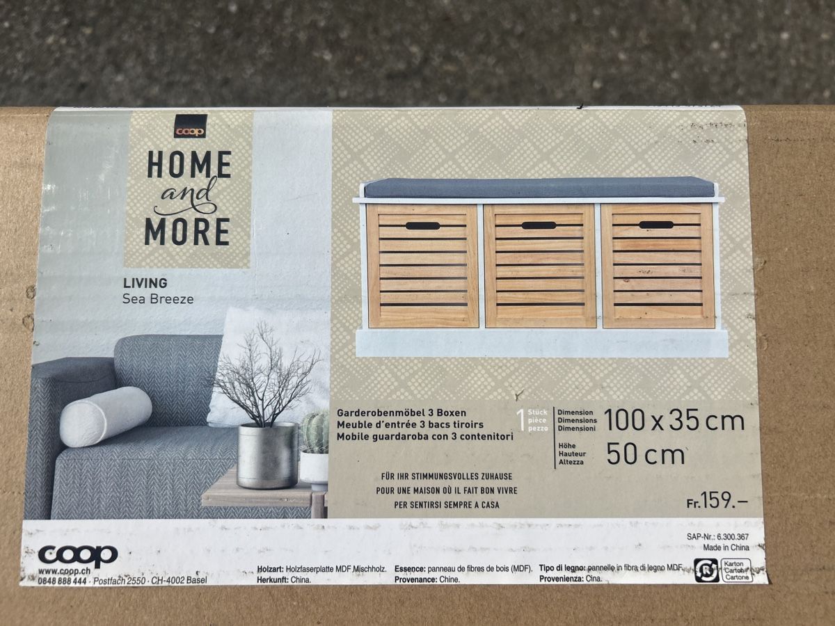 Guardaroba: Garderobenmöbel Sea Breeze NP 159.- – Nuovo e nell'imballaggio originale da Schinznach-Dorf venduto da Nibor08