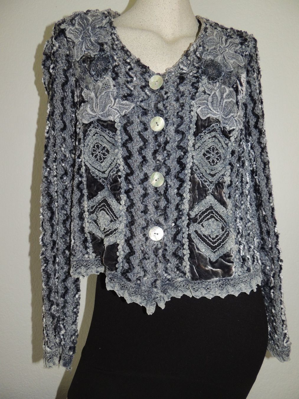 Jacken: SCHÖNE JACKE "CHRIS NEF" 100% VISCOSE BOHO-STYLE M – Neu (gemäss Beschreibung) aus Au ZH von FashionConsultant