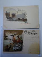 2 AK Gruss aus den Bergen