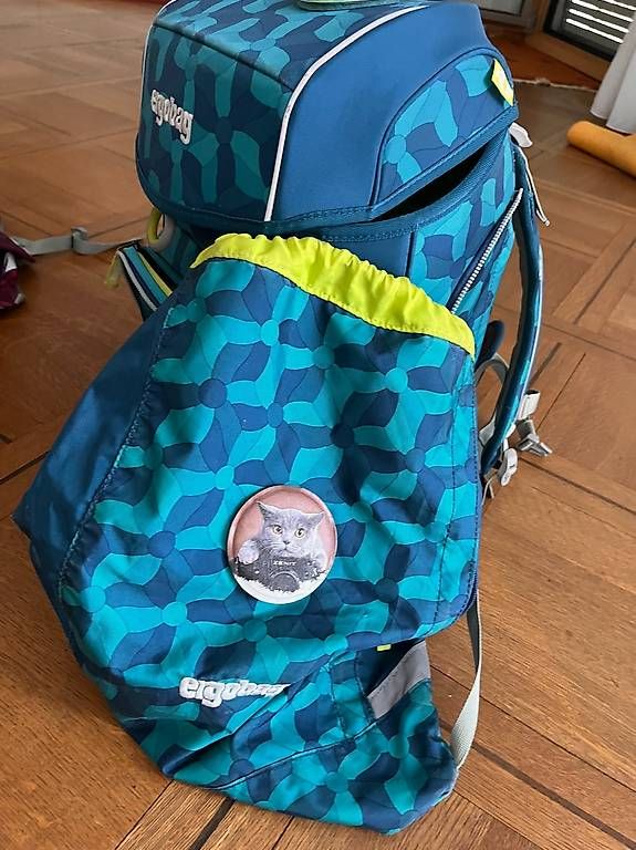 Kindertaschen: Ergobag blau mit Kletties und Zubehör – Gebraucht aus Lugano von Kokori78 2