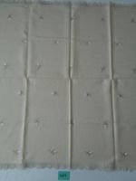 Tischdecke beige 81x81 cm. Polyacryl