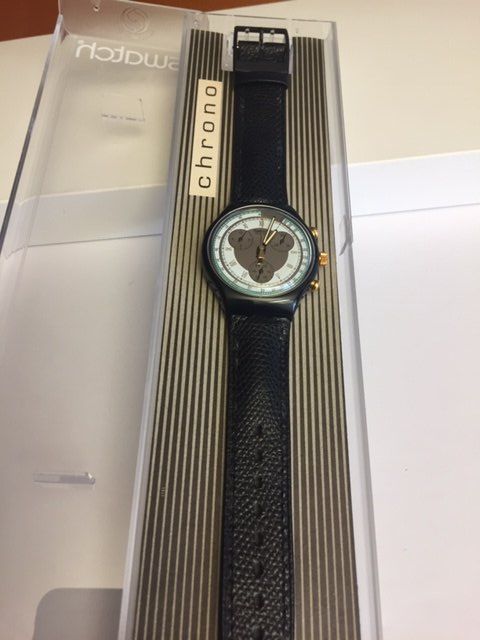 Orologi: SWATCH CHRONO SCB 109 COLOSSAL NEUVE ANNEE 1992 – Nuovo e nell'imballaggio originale da Epalinges venduto da Gtworld 1