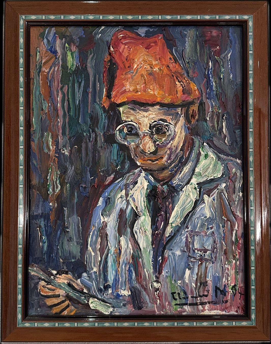 Max CLÉMENT (1912-1995) | Autoportrait impressionniste (Gebraucht) in ...
