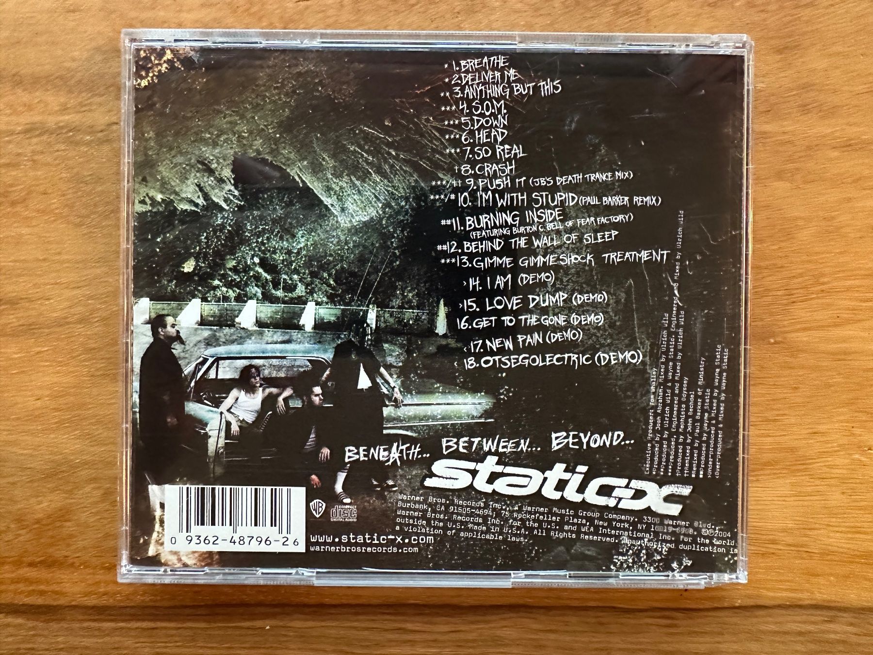 CD: Static-X ‎– Beneath... Between... Beyond... – Usato da Horgen venduto da flyingpenguin2000 2