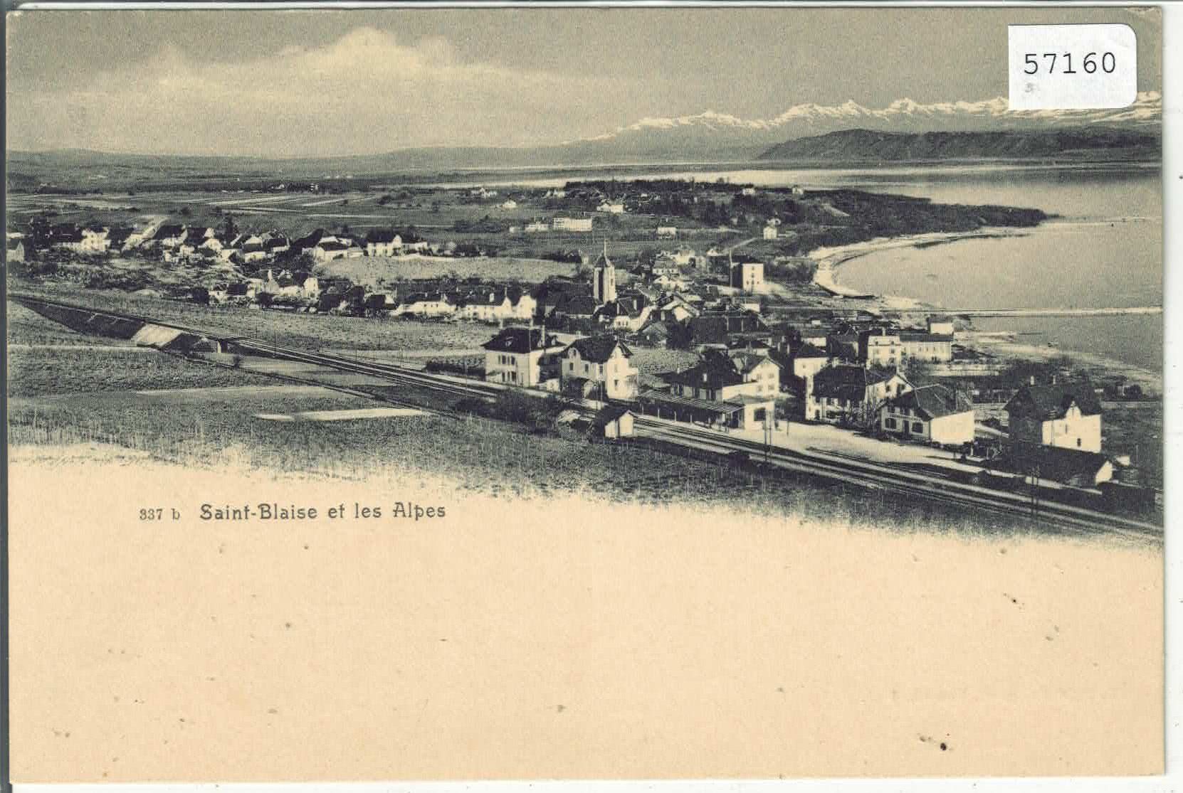 Cartoline postali: Saint-Blaise et les Alpes – Usato da Ettingen venduto da Kartenplanet