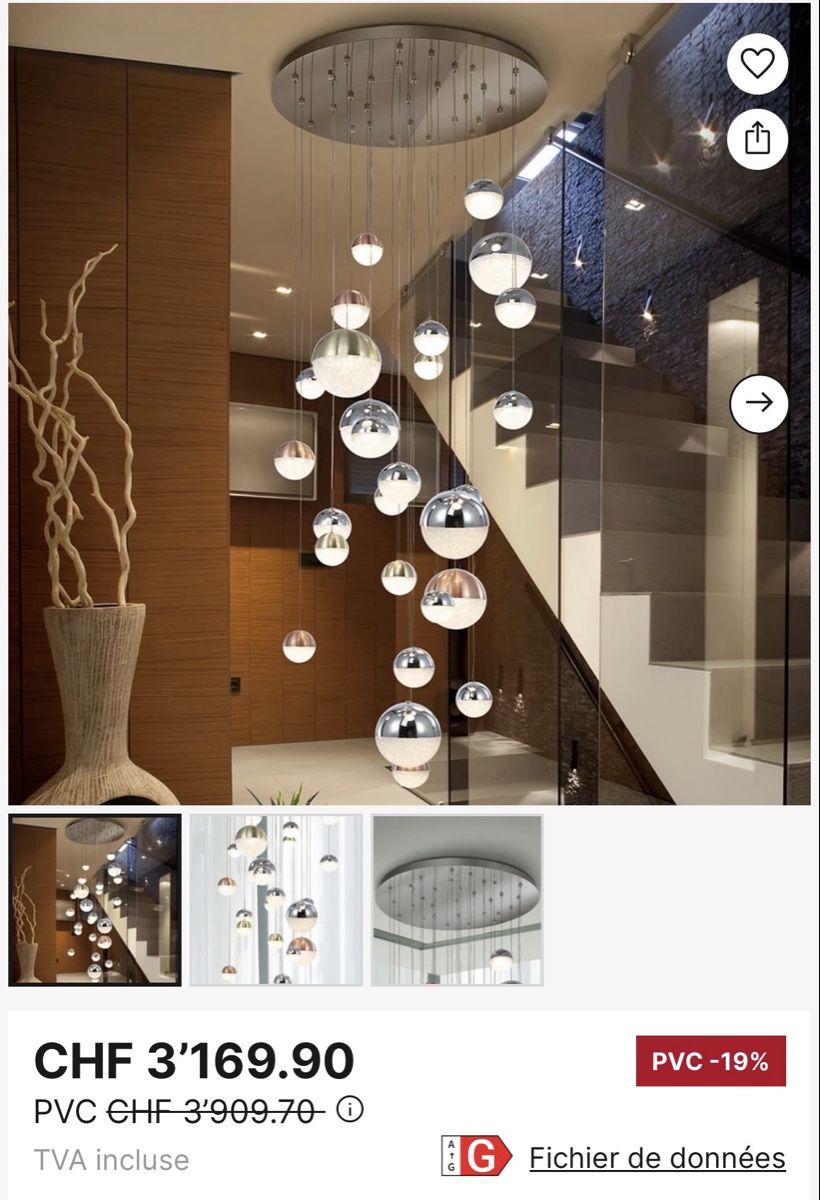 Lampadari & plafoniere: Aufhängung LED Sphere multicolor 27 Lampen smart – Nuovo (secondo la descrizione) da Arlesheim venduto da kay_v7nr 7