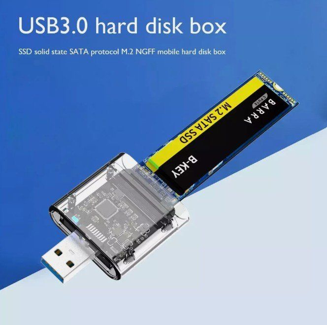 Unità & Adattatore: USB 3.0 M2 Gen1 SSD SATA ChassisAdapter 5Gbps Disk – Nuovo (secondo la descrizione) da Kirchdorf AG venduto da Lionstein 4