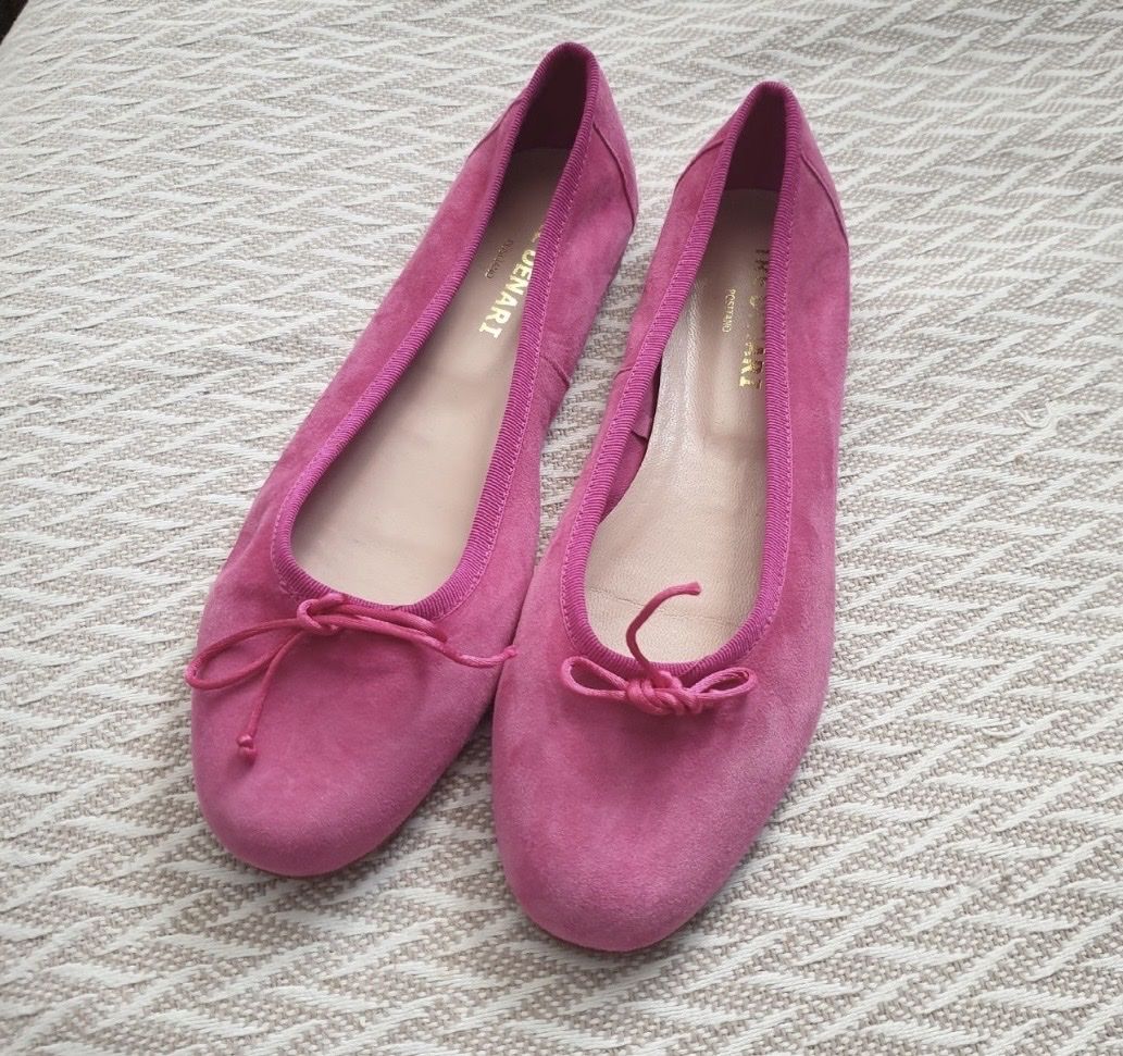 Scarpe da donna: Positano pinke Echtlederballerinas Gr. 39.5 – Usato da Frauenfeld venduto da Classiclover