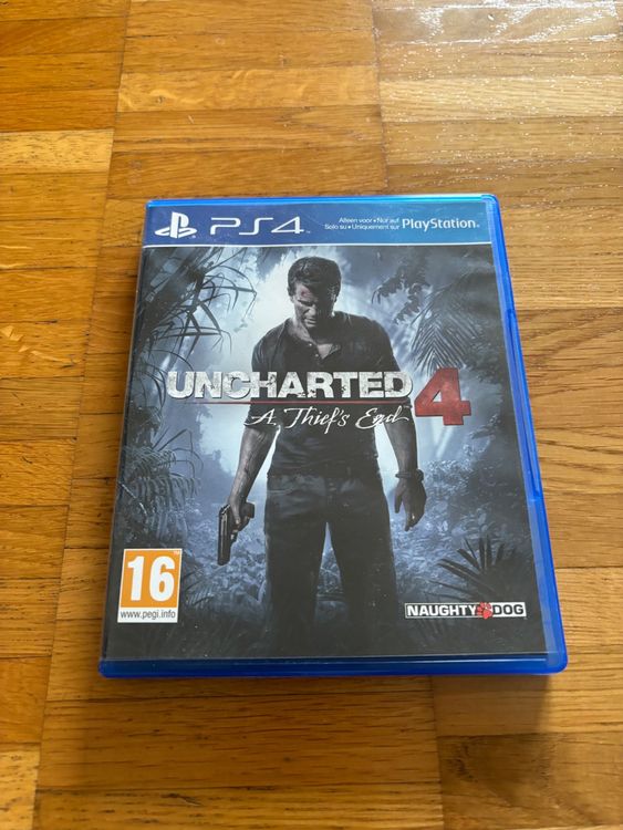 Jeu PS4 Uncharted 4: A Thief's End - Édition France - Très Bon état - Boîte Et Notice Incluses