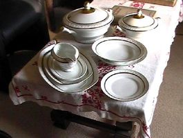 Antiker Tafelservice 41 teilig - Johann Seltmann 1930