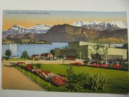 AK  Luzern  mit Kunst- und Kongresshaus