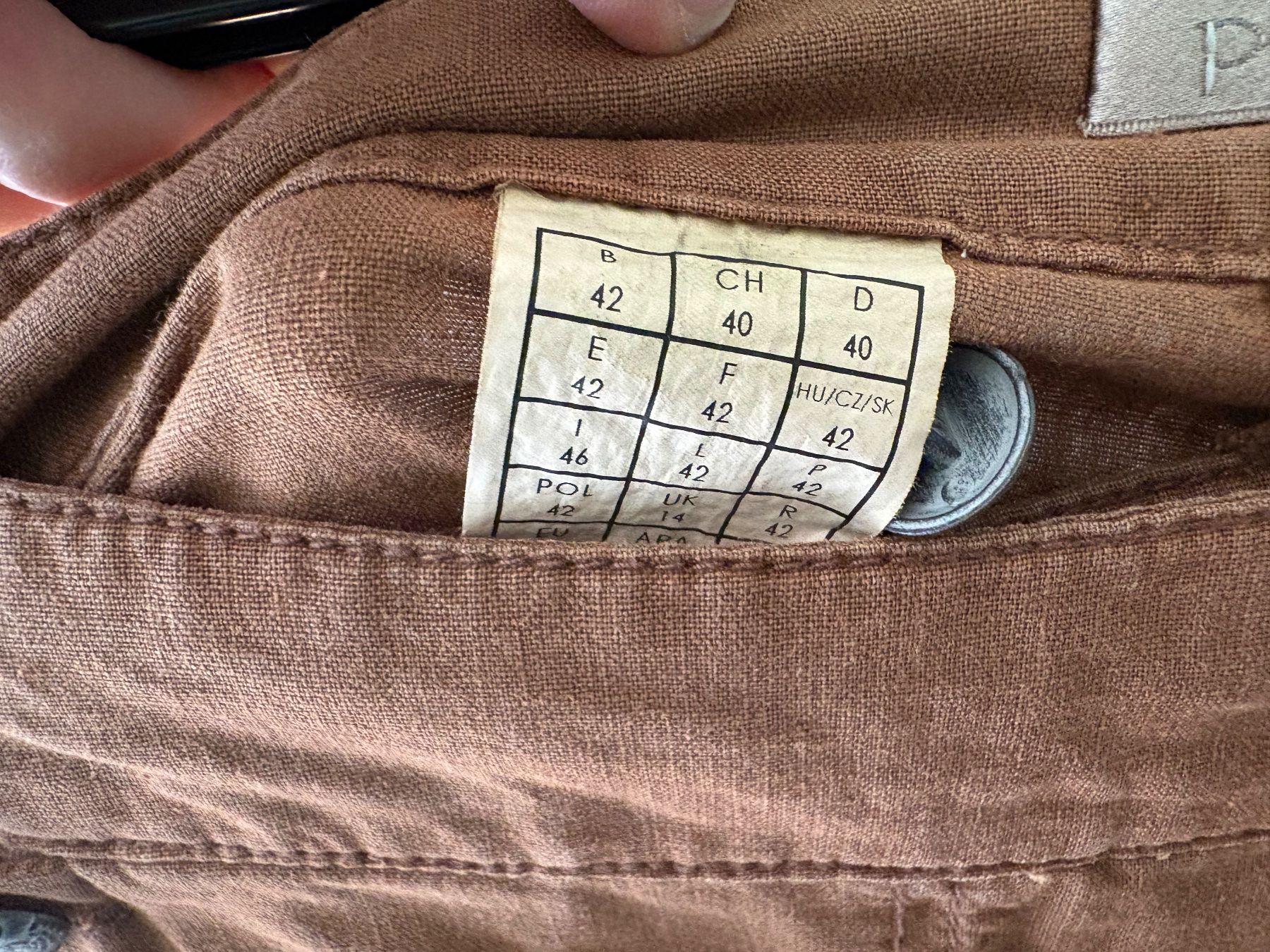 Pantaloni: Linen Pants - Size 40 - 55% Linen – Usato da Muzzano venduto da Sidney_3 2