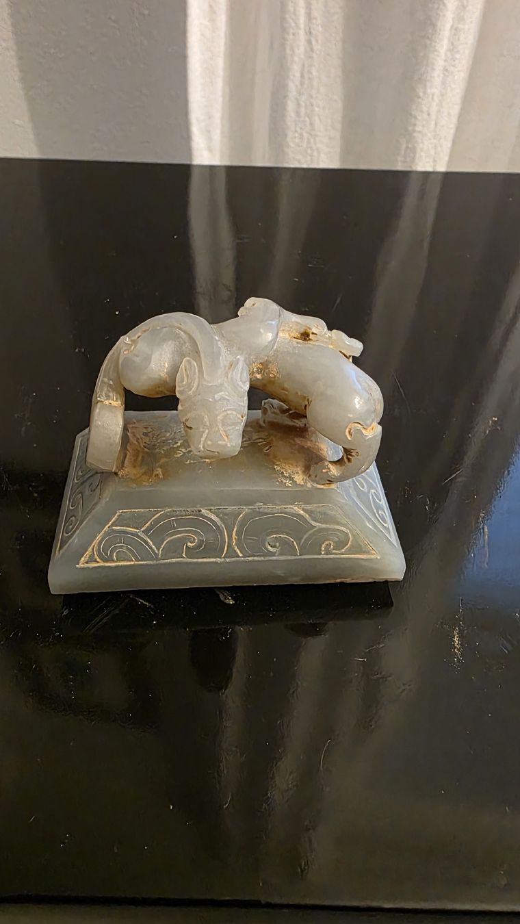 Statuette: Jade Figur Drache – Usato da Heiden venduto da Imocan82