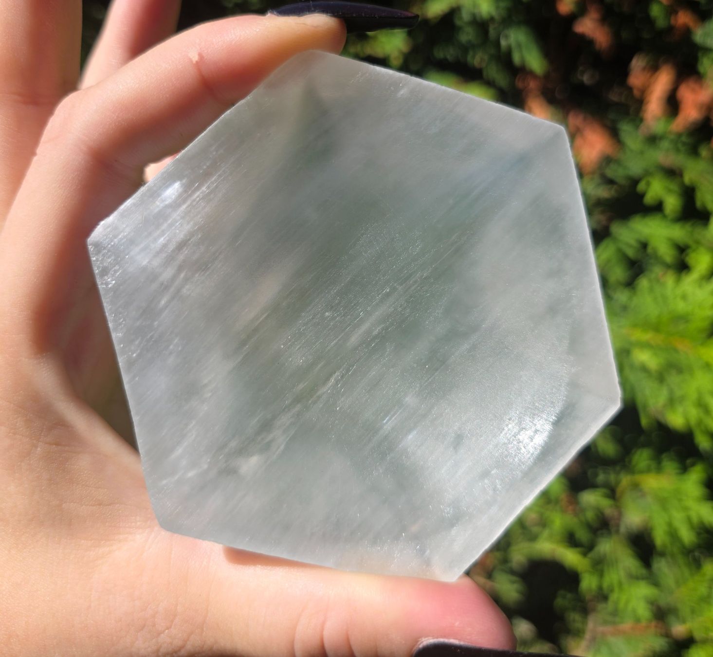 Mineralien & Heilsteine: ✨ Selenit-Schale (hexagonal) ✨ – Neu und originalverpackt aus Matzingen von Shay_Crystalz