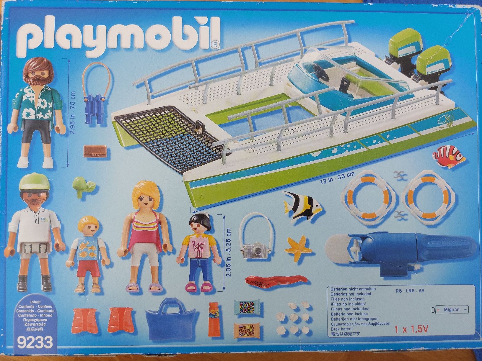 Playmobil Giocattoli: PLAYMOBIL 9233 Glasbodenboot mit Unterwassermotor – Usato da Balterswil venduto da Steineparadies 6