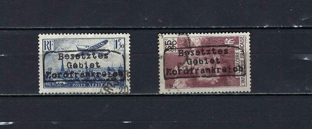 Tous les timbres: Besetzung Frankreich gest. – D'occasion à Altstätten SG par Nandodax
