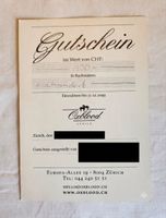 Oxblood Europaallee Zürich Gutschein im Wert von 100 CHF