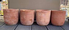 ❤️ 4er Set Antico Mestiere Terrakotta Blumentöpfe Ø 19 cm