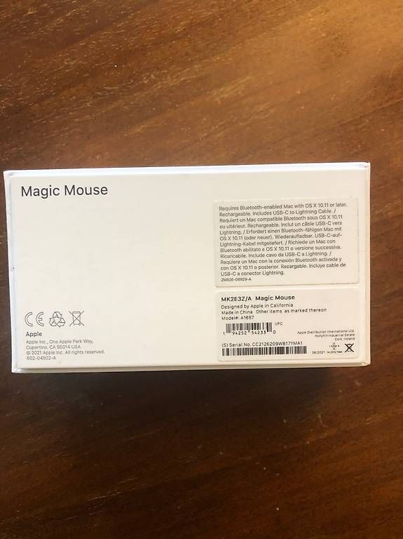 Apple Maus: Magic Mouse von Apple – Gebraucht aus Zürich von rapido06 2