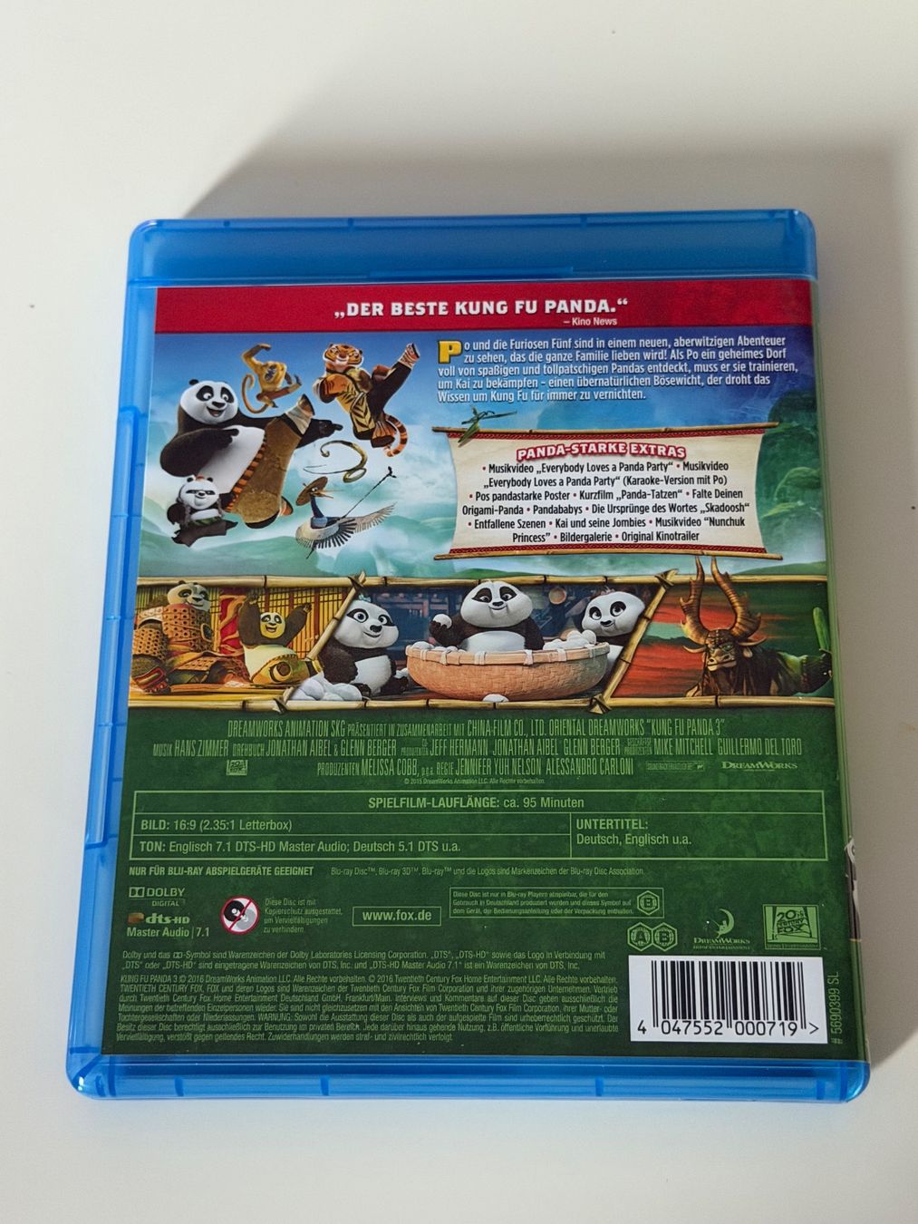Tutti i DVDs: Kung Fu Panda 3 - Blu-ray – Usato da Altstätten SG venduto da sheamus 1