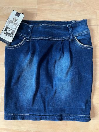 MAKPL Jeans Mini Rock in Gr. 25, Blau, NEU