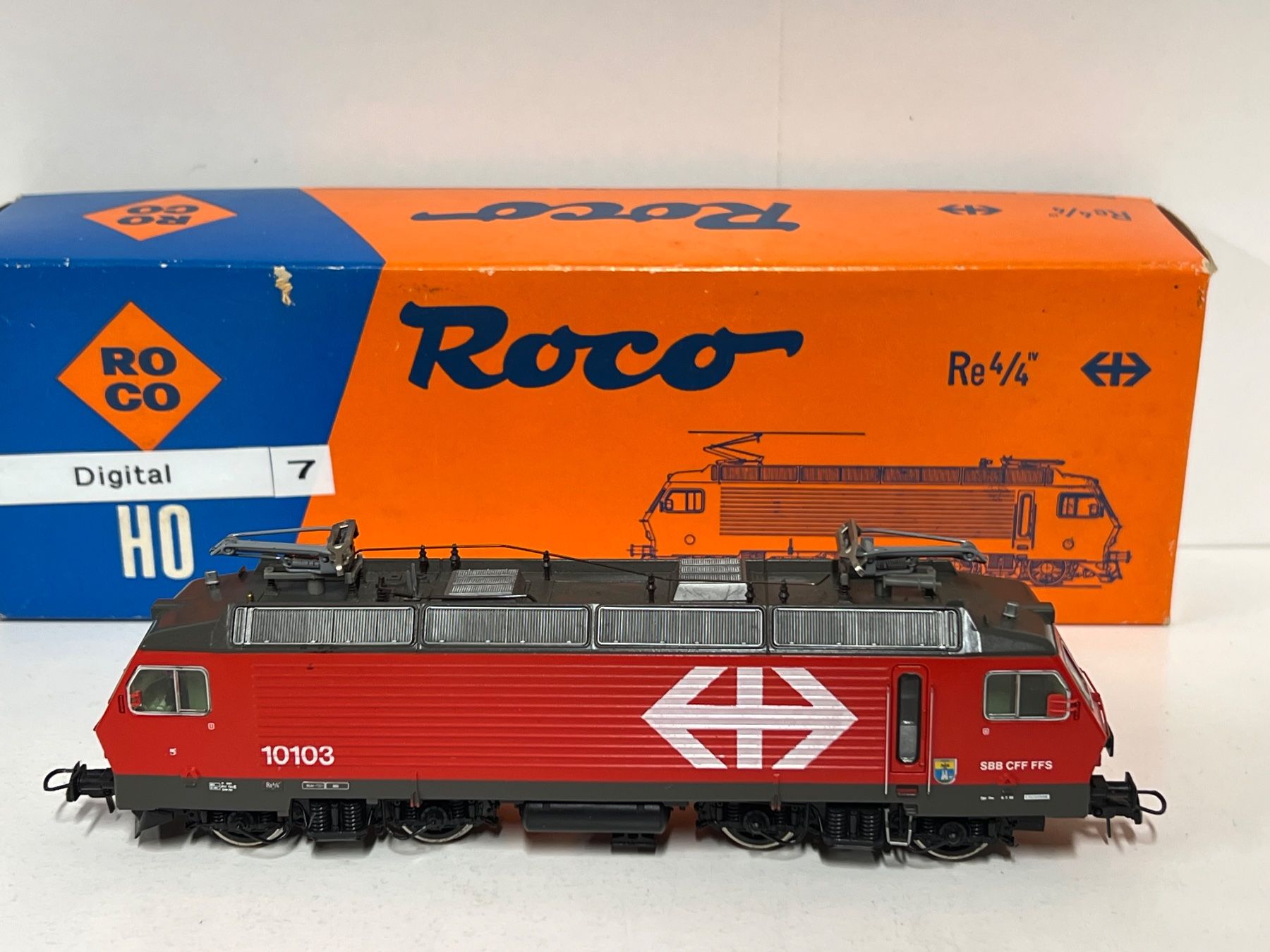 Roco Modellini di ferrovie: ROCO 04178 B Re 4/4 Digital ESU   H0 DC SBB – Usato da Geroldswil venduto da TopTrain54