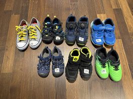 7 Paar Kinderschuhe | Sommer | 29-31 | Keen, Converse etc.