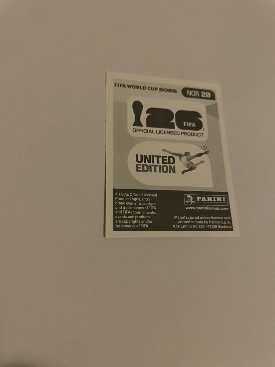 Panini Sammelbilder & Trading cards: FIFA WM 2026 Oscar Bobb NOR 20 – Neu (gemäss Beschreibung) aus Winterthur von Cobraforce 1