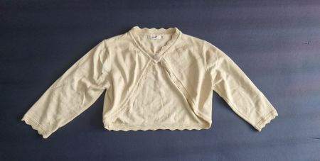 Belsira Bolero beige Gr. M, ungetragen